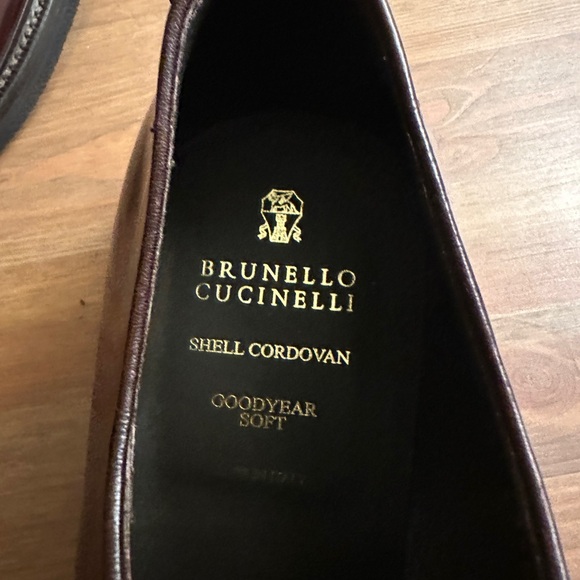 Brunello Cucinelli cordovan shell derbies - Picture 6 of 16